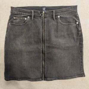 GAP Women's Black Denim Mini Skirt